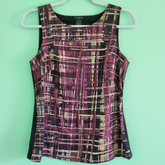 Ann Taylor XS Purple Work Shirt - Picture 1 of 6